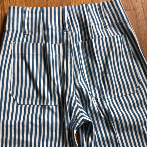 THE COLETTE CROPPED WIDE-LEG PANTS BY MAEVE: LINEN EDITION - Picture 7 of 16